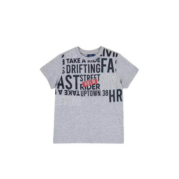 Снимка на CHICCO Boys Letters Tee Light Grey