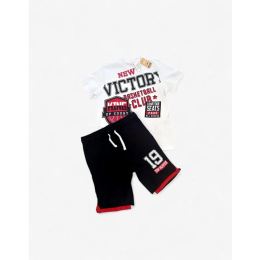 Снимка на CHICCO Boys Shorts And Tee Set White/Black