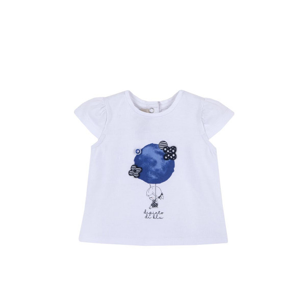 Снимка на CHICCO Girls Tee White/Blue