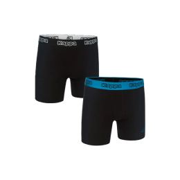 Снимка на KAPPA 2-Pack Boxershorts Black/Blue