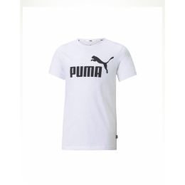 Снимка на PUMA Essentials Logo Tee White/Black