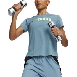 Снимка на PUMA Fit Logo Ultrabreathe Tee Blue