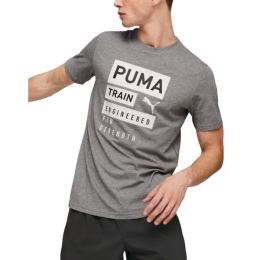 Снимка на PUMA Train Engineered Graphic Tee Grey