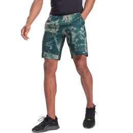 Снимка на REEBOK Training Epic Lightweight Shorts Allover Print Green