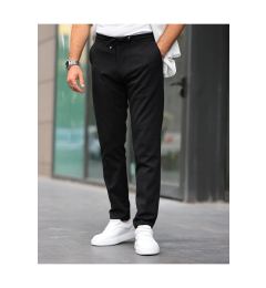 Снимка на 15728 Dewberry Slim Fit Jogger Mens Trousers-BLACK
