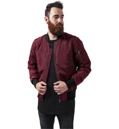 Снимка на 2-Tone Bomber Jacket burgundy/black