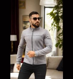 Снимка на 24285 Dewberry Suede Mens Jacket-GREY