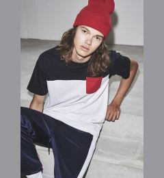 Снимка на 3-Tone Pocket T-Shirt White/Navy/Fiery Red