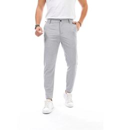 Снимка на 34895 Dewberry Ids Lycra Mens Trousers-LIGHT GREY