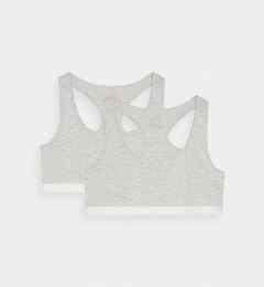 Снимка на 4F Women's Cotton Everyday Bra (2 Pack) - Grey