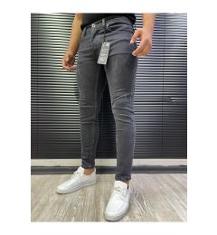 Снимка на 64205 Dewberry Skinny Fit Mens Trousers-GREY