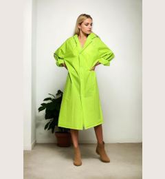 Снимка на 89762 Dewberry Waterproof Windproof Womens Raincoat-PEANUT GREEN