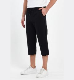 Снимка на 92406 Dewberry Adjustable Elastic Waist Mens Capri-BLACK