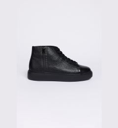 Снимка на ALTINYILDIZ CLASSICS Men's Black 100% Leather Laced and Zippered Comfortable Sole Cold Protection Boots