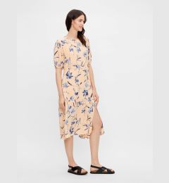 Снимка на Apricot Floral Backless Midi Dress Pieces Lillian - Women