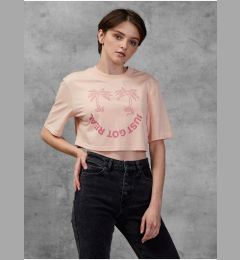 Снимка на Apricot Women's Cropped T-Shirt Diesel - Women