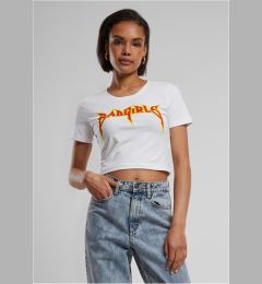 Снимка на Badgirls Cropped Tee White
