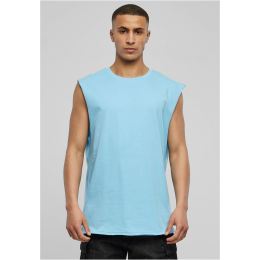 Снимка на Baltic Blue Sleeveless T-shirt with Open Edge
