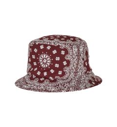 Снимка на Bandana Print Bucket Hat Cherry/White