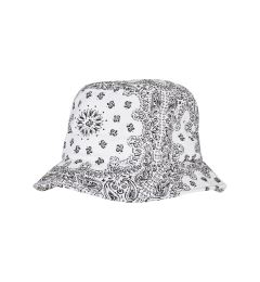 Снимка на Bandana Print Bucket Hat White