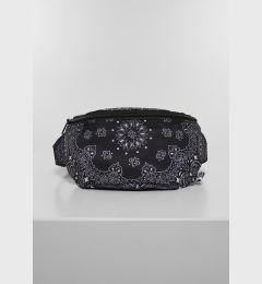 Снимка на Bandana Print Hip Bag Black