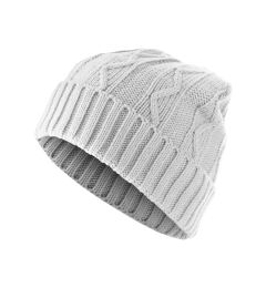 Снимка на Beanie Cable Flap Beanie - White