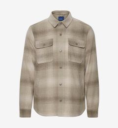 Снимка на Beige Checkered Shirt Blend - Men