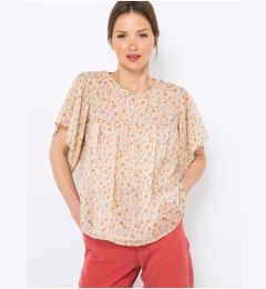 Снимка на Beige floral blouse CAMAIEU - Women's