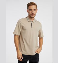 Снимка на Beige Mens Polo T-Shirt Jack & Jones Blamatt - Men
