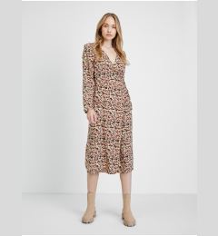 Снимка на Beige Patterned Dress Pieces Carly - Women