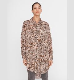 Снимка на Beige patterned long shirt Noisy May Fiona - Women