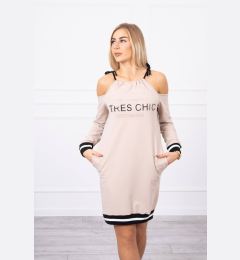 Снимка на Beige Tres Chic dress