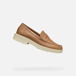 Снимка на Beige women's moccasins Geox Spherica EC1 - Women's