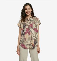 Снимка на Beige women's patterned shirt Desigual Cam Etnican - Women