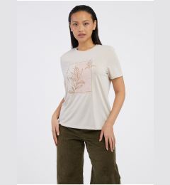 Снимка на Beige Women's T-Shirt ONLY Free - Women