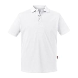 Снимка на Biała koszulka męska polo Pure Organic Russell
