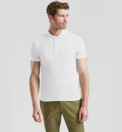 Снимка на Biała koszulka męska polo Tailored Fit Friut of the Loom