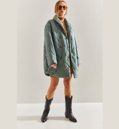 Снимка на Bianco Lucci Women's Buttoned Oversize Down Coat