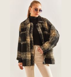 Снимка на Bianco Lucci Women's Plaid Patterned Jacket