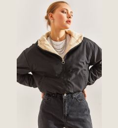 Снимка на Bianco Lucci Women's Plush Hooded Coat