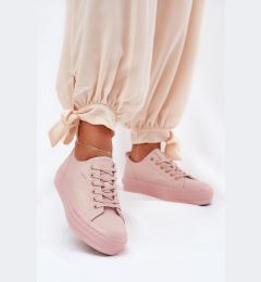 Снимка на BIG STAR SHOES Дамски Кецове На Платформа От Еко Кожа Big Star