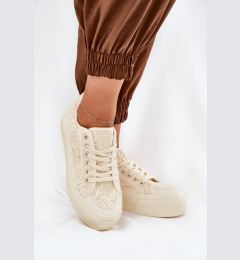Снимка на BIG STAR SHOES Дамски Кецове С Дантела Big Star