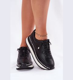 Снимка на BIG STAR SHOES Дамски Кожени Сникърси На Платформа Big Star