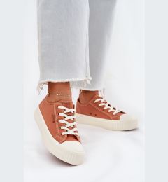 Снимка на BIG STAR SHOES Дамски платнени маратонки на платформа Big Star