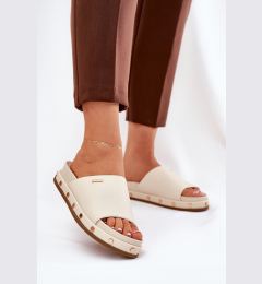 Снимка на BIG STAR SHOES Дамски сандали на платформа Big Star NN274A746 Бежови