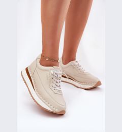 Снимка на BIG STAR SHOES Кожени Дамски Маратонки На Платформа Big Star