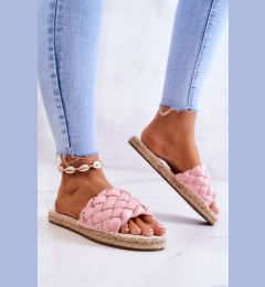 Снимка на BIG STAR SHOES Кожени плетени чехли Big Star