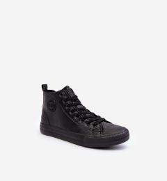 Снимка на BIG STAR SHOES Мъжки маратонки с подплата с цип Черни Big Star