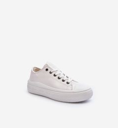 Снимка на BIG STAR SHOES Ниски дамски изолирани бели кецове Big Star