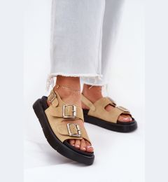 Снимка на BIG STAR SHOES Суедени Дамски Сандали С Пряжки Big Star